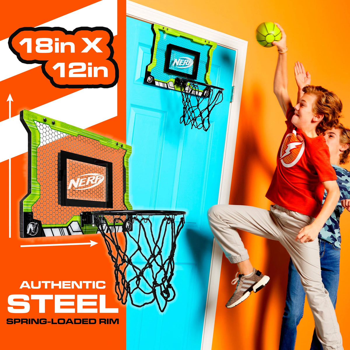 Over the Door Basketball Hoop with Mini Ball U9894