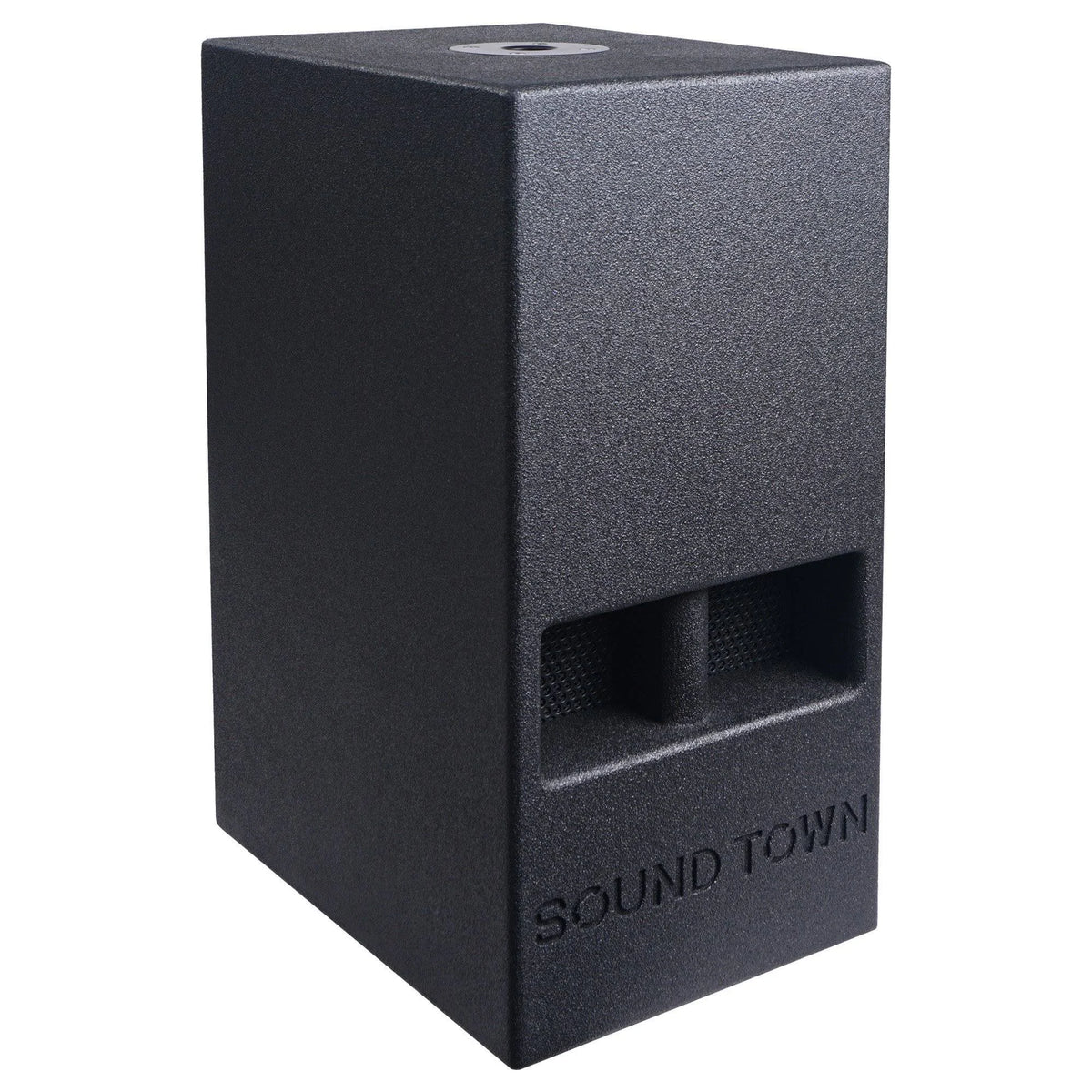 10” 600W Powered Subwoofer with Folded Horn Design, Black X980