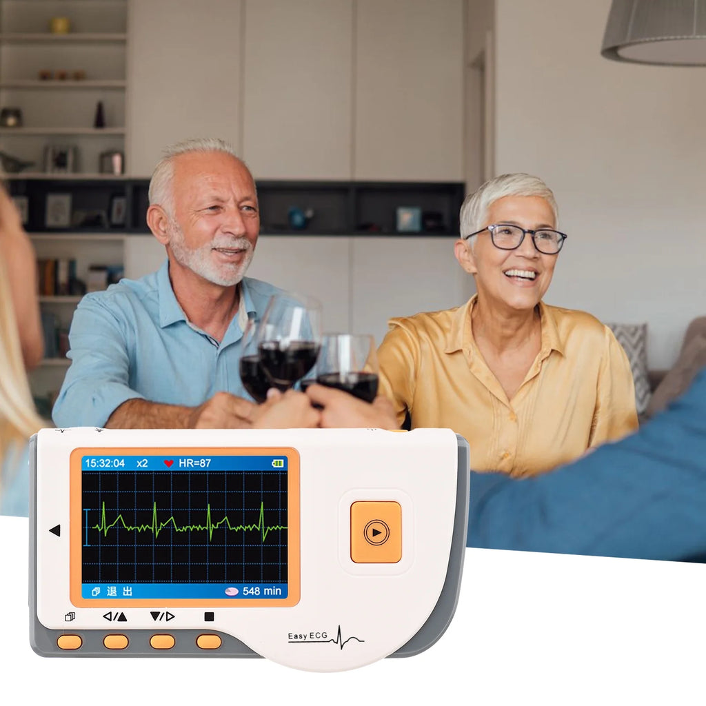 Handheld LCD EKG Device with USB Cable Q9925
