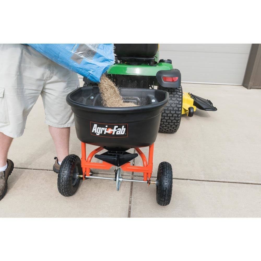 110 lb. Tow Behind Broadcast Spreader C415