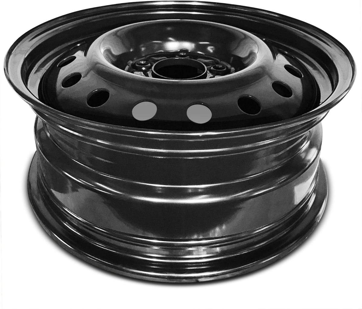 16 Inch 5 Lug Black Steel Wheel U199