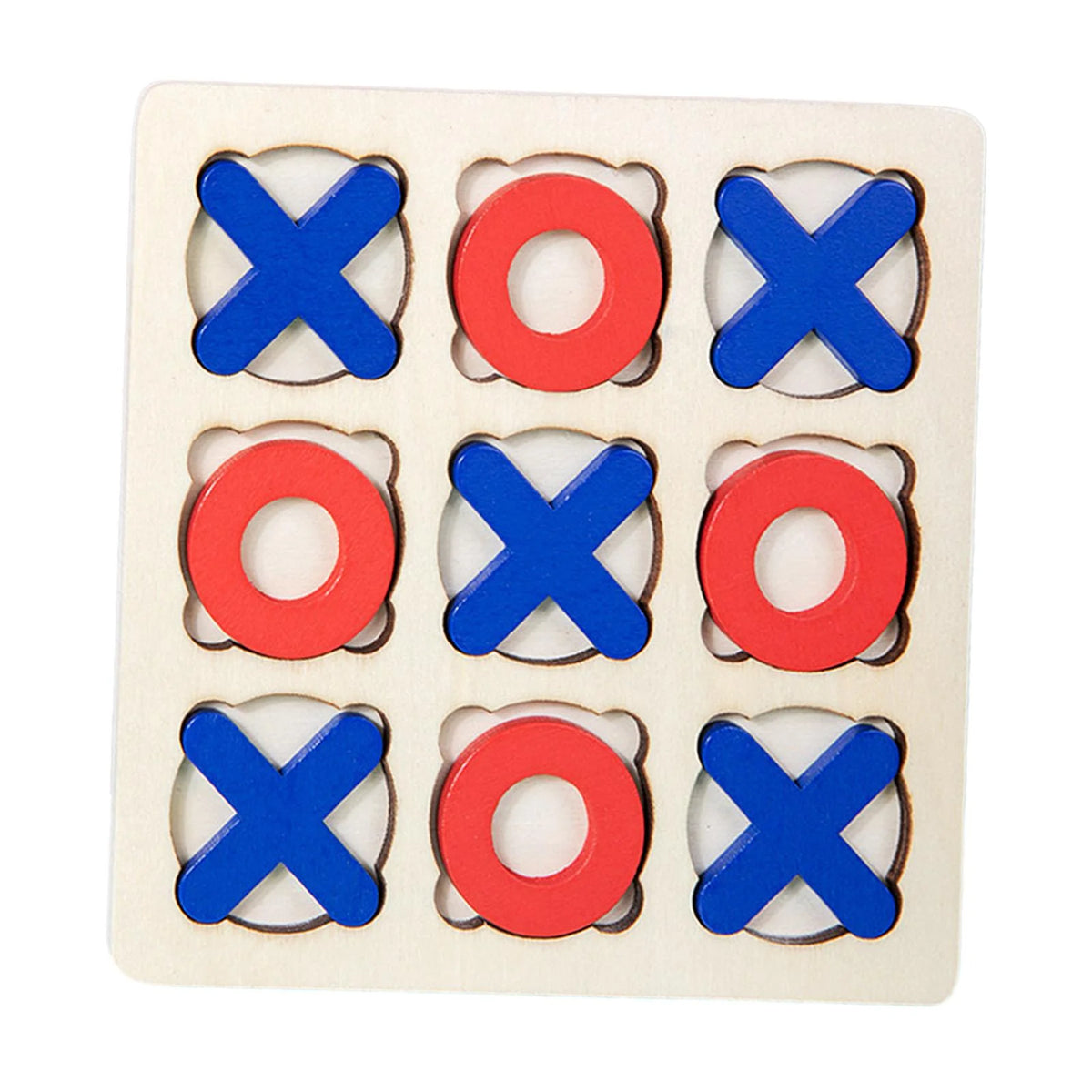 Tic Tac Toe Board Game 14.7x14.7cm Table Toy X6683