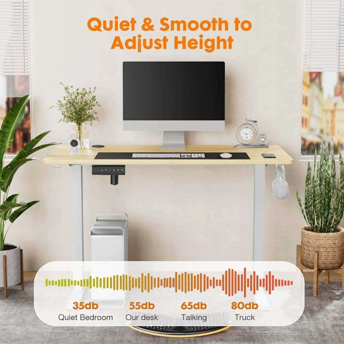 Electric Height Adjustable Standing Desk Y89219