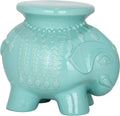 Light Blue Elephant Stool D143820