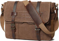 Canvas Messenger Bag Laptop Briefcase R3749
