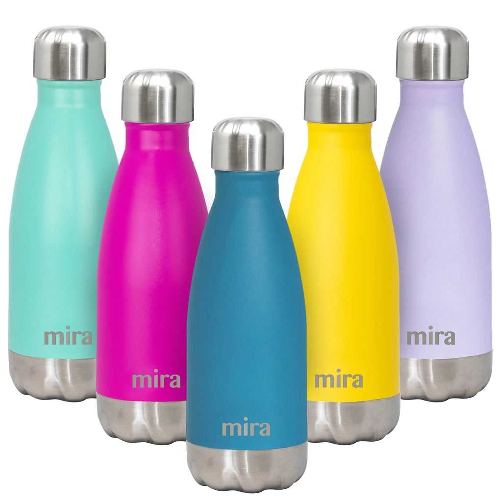 12 oz Hawaiian Blue Stainless Steel Vacuum Insulated Water Bottle Q51037