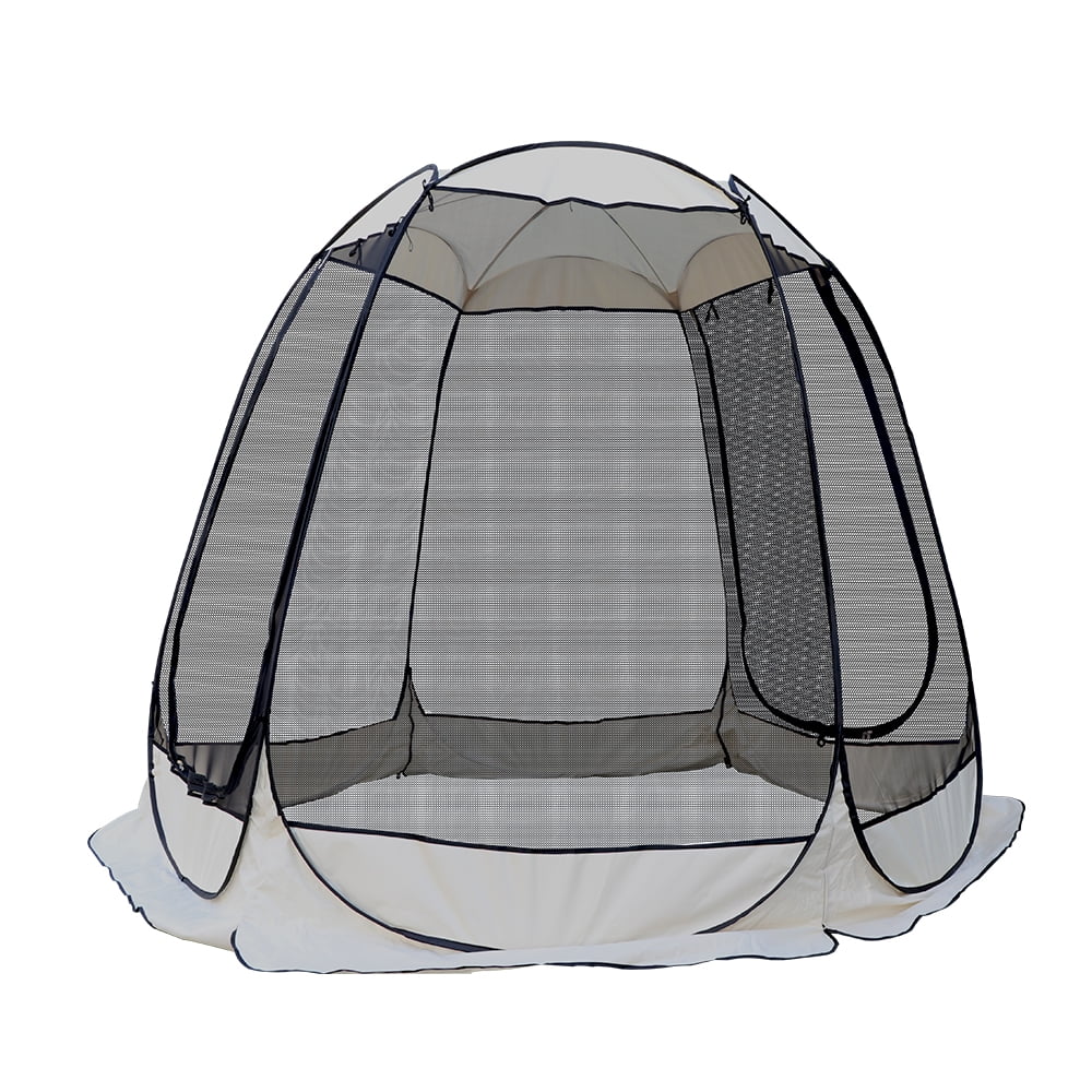 10’ x 10’ Black Mesh Screen Camping Tent Q607