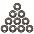 1 Inch Black Malleable Cast Iron Floor Flange 10 Pack W826423