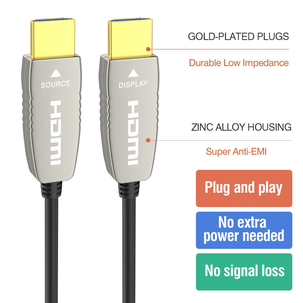 4K60HZ 33 feet Fiber HDMI Cable A87673