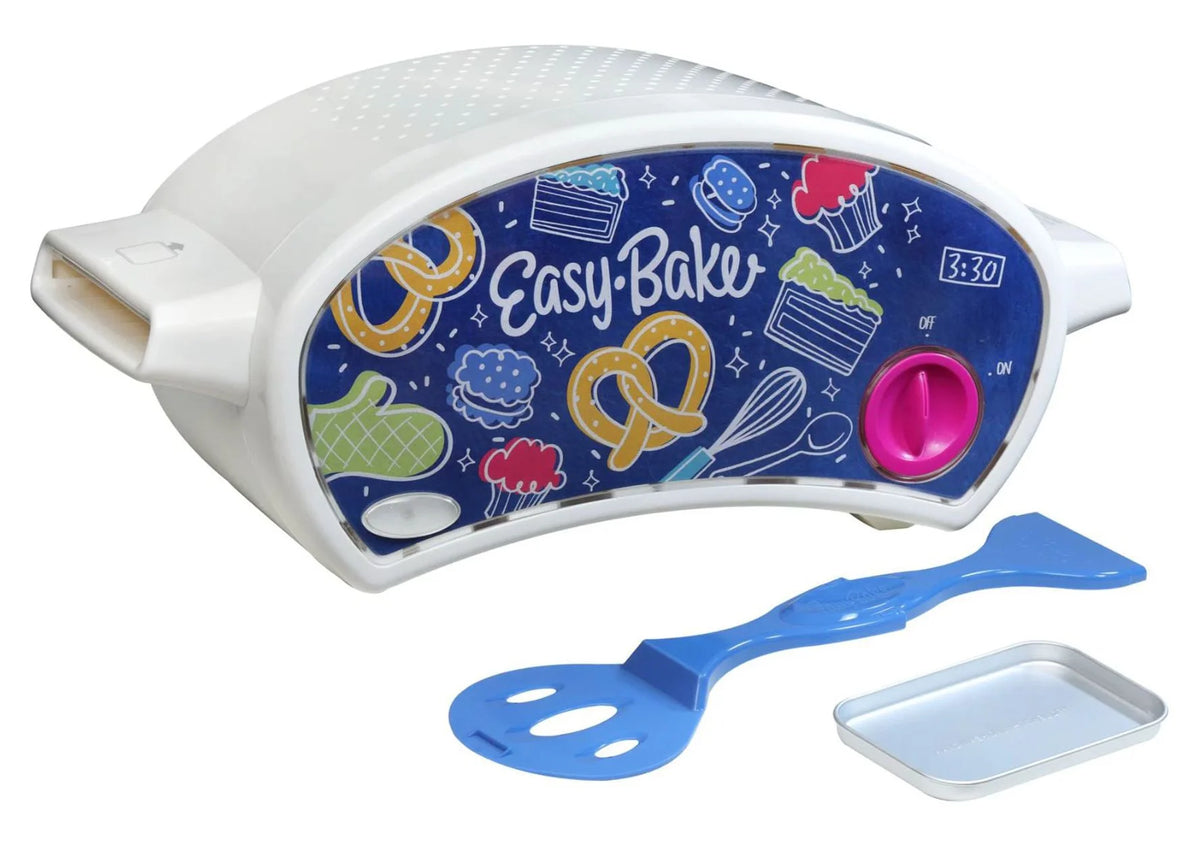 Easy Bake Oven Set with Baking Accessories - 4 Refill mixes (Red Velvet Strawberry Cupcakes, Donut, Pizza and Whoopie Pies), Unicorn Sprinkles Q211
