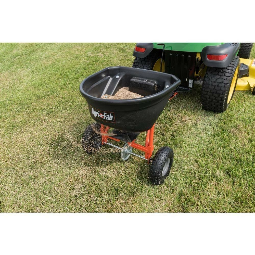 110 lb. Tow Behind Broadcast Spreader C415