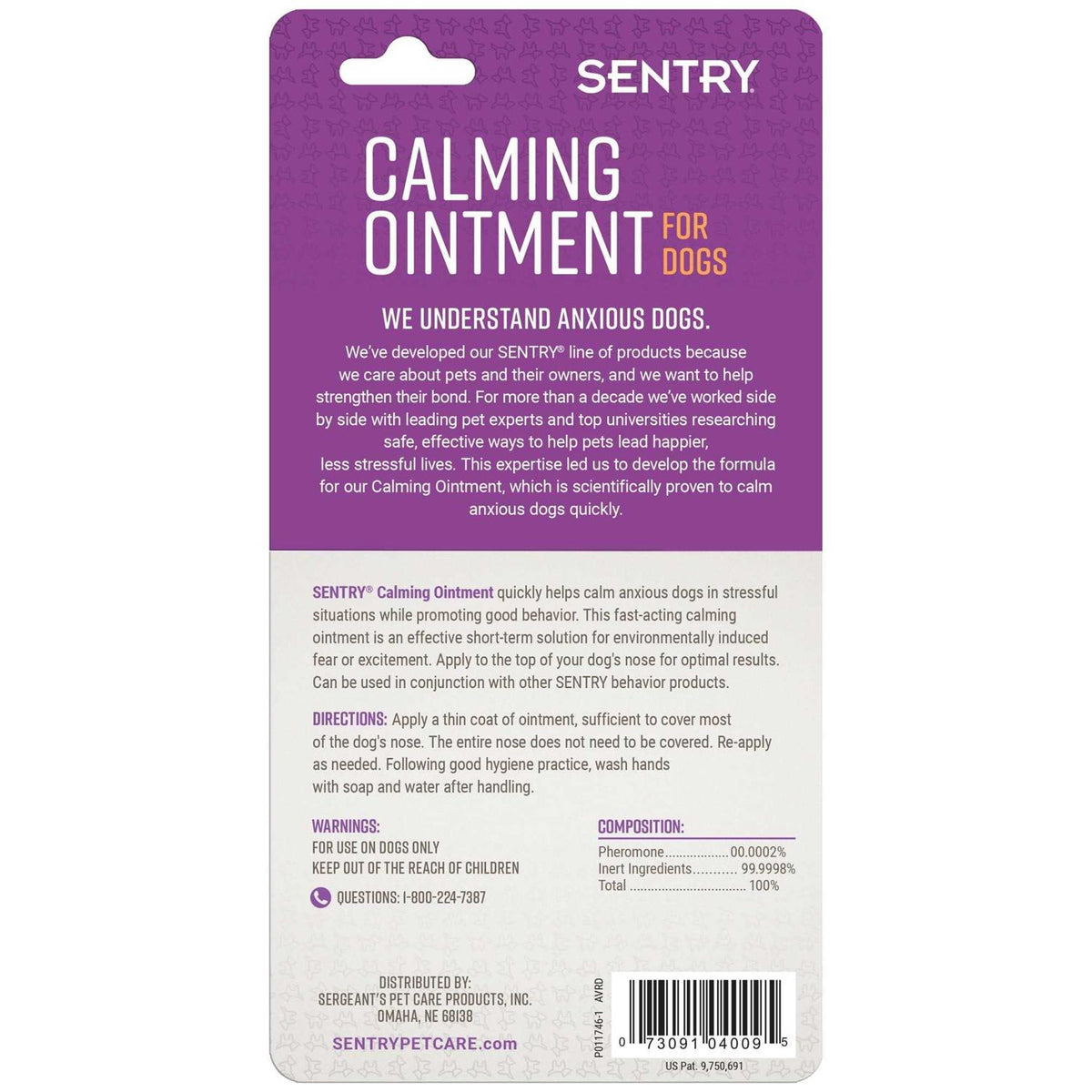 Calming Ointment for Dogs U3236
