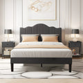 3-Piece Upholstered Bed Frame and 2 Nightstand Z727