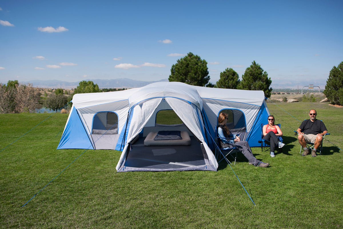 16-Person 3-Room Cabin Tent with 3 Entrances X16747