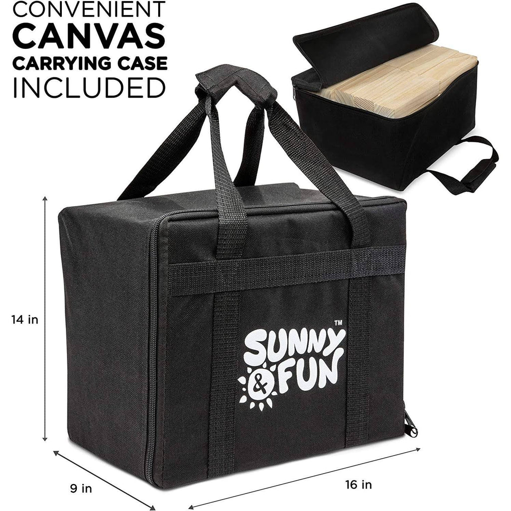 Solid Wood Giant Games with Carrying Case Y2022