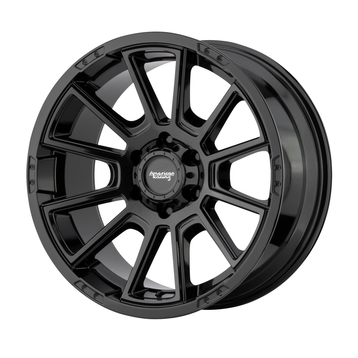 17x8.5 Gloss Black Machined Wheel Y82941