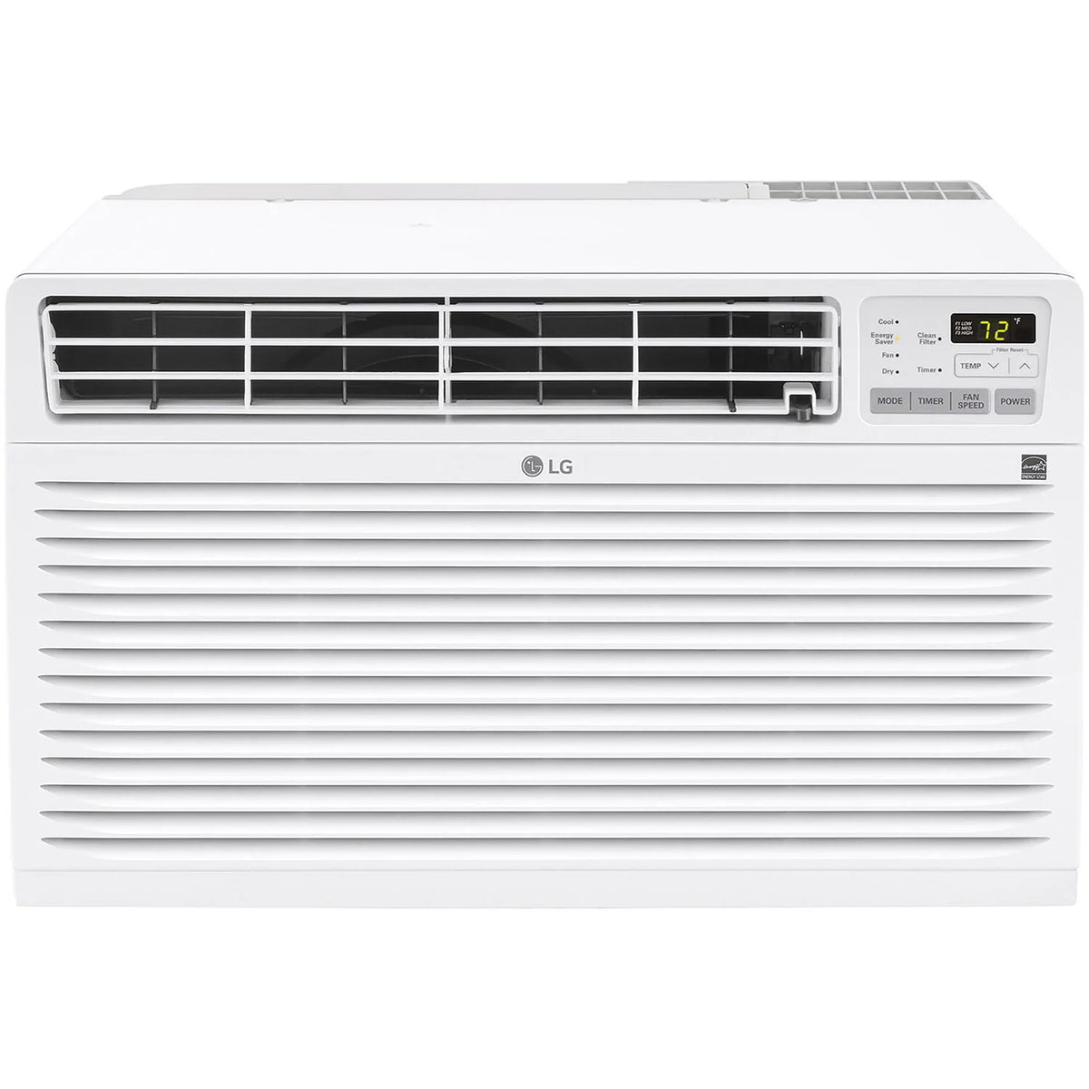 10,000 BTU 230-Volt Through-the-Wall Air Conditioner with Heater, White T205
