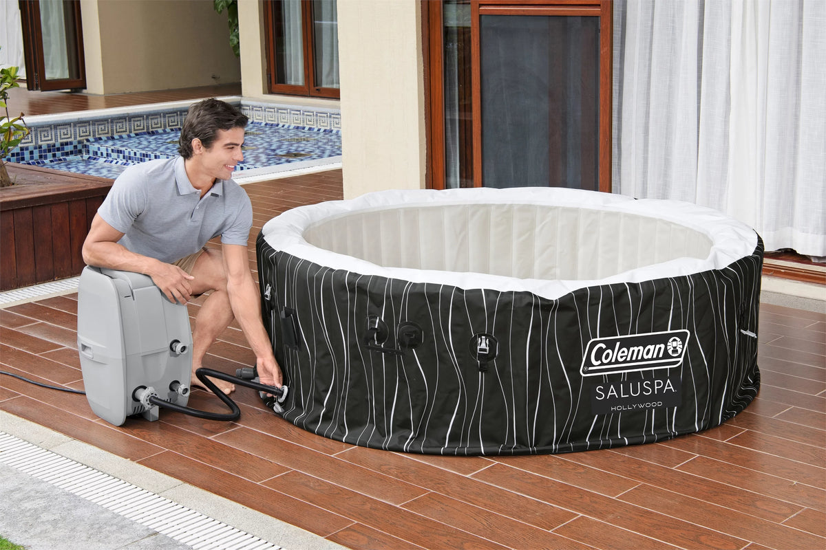 Inflatable Hot Tub with LED Lights W411705