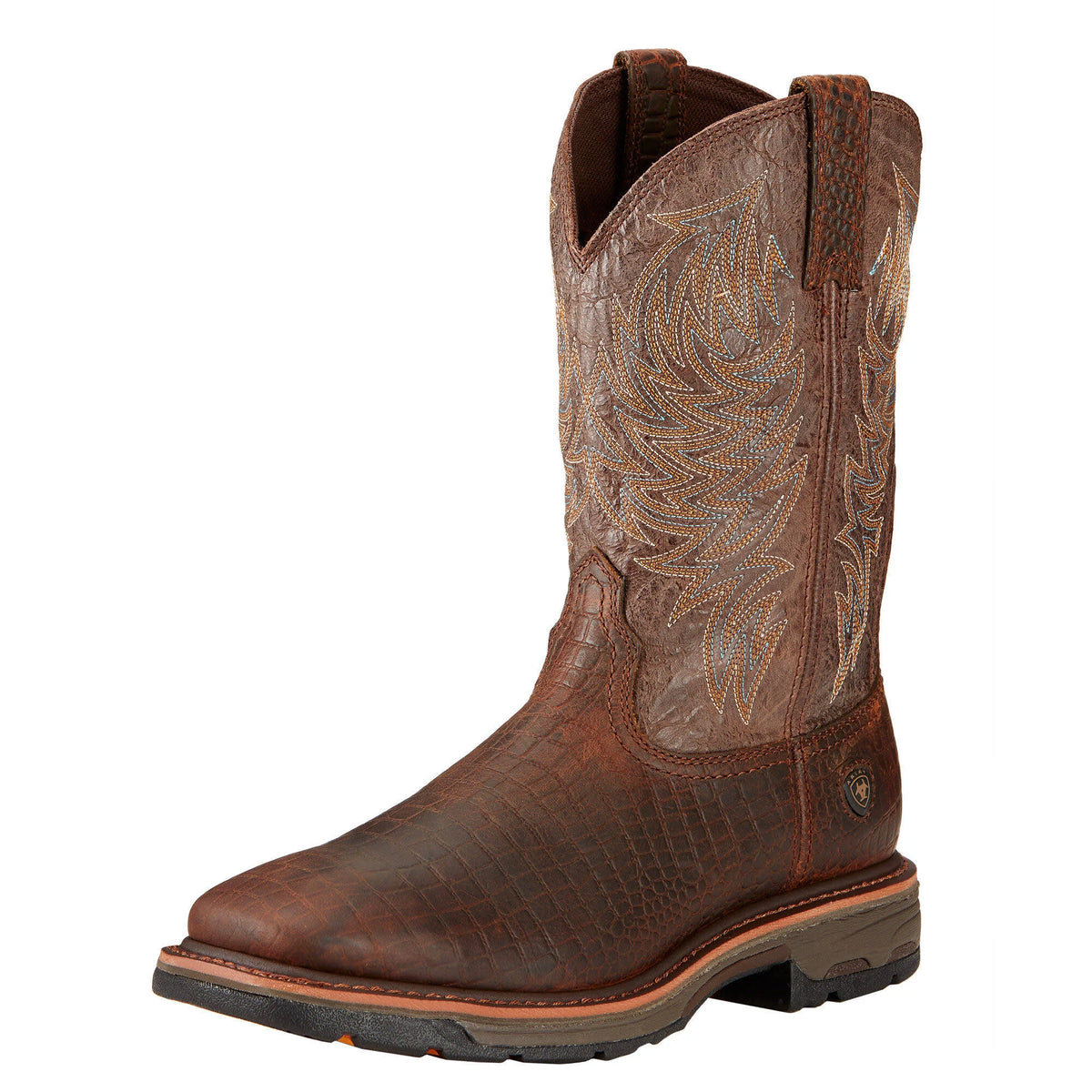 Brown Wide Work Boots X30303