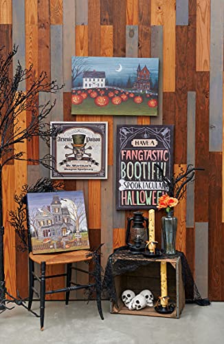 15.75" x 15.75" Light-Up Led Halloween Hanging Wall Art Tapestry C938391
