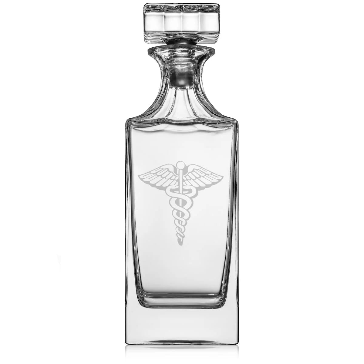 30 oz Glass Whiskey Decanter with Glass Stopper M950144
