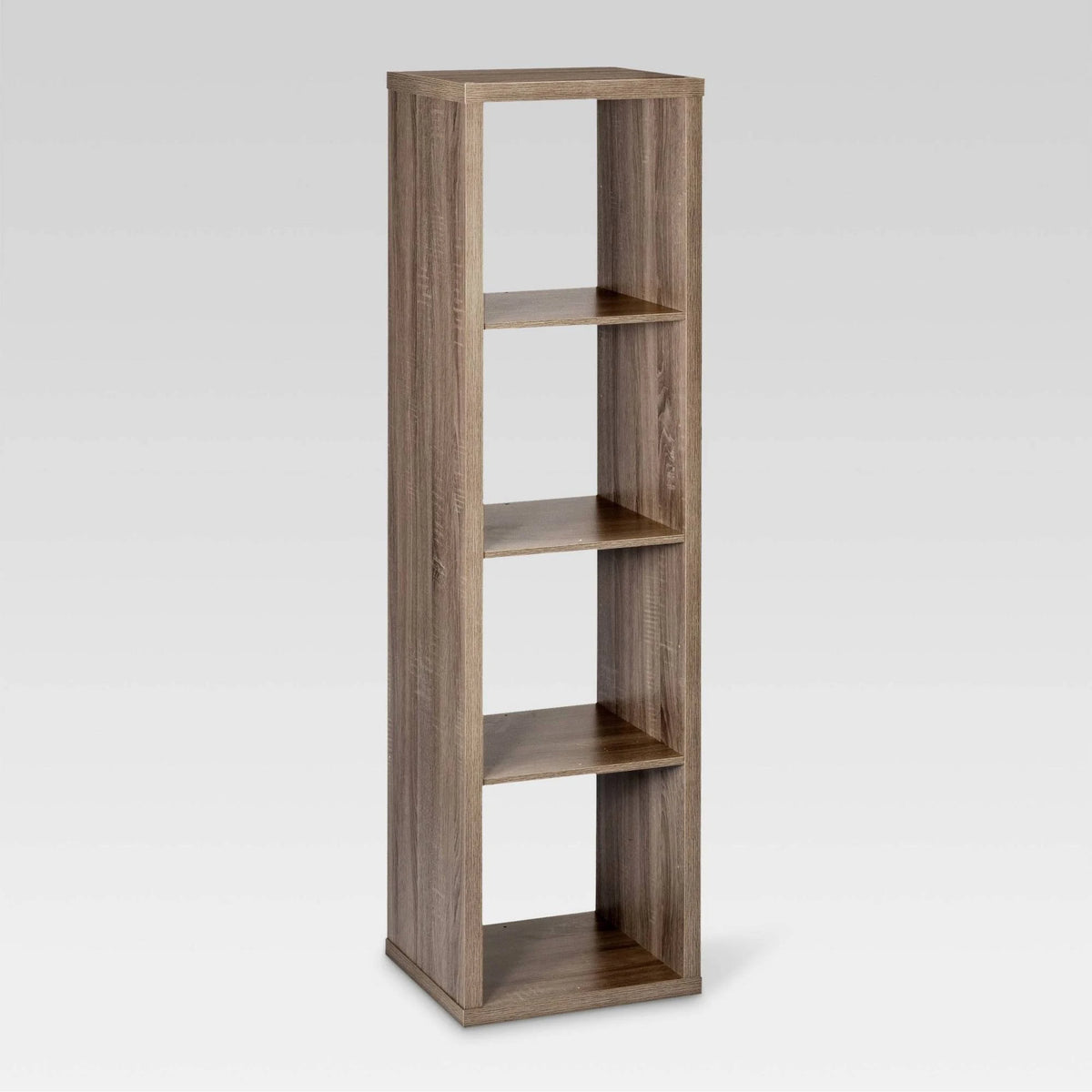 Natural 4-Cube Vertical Organizer Shelf E581103