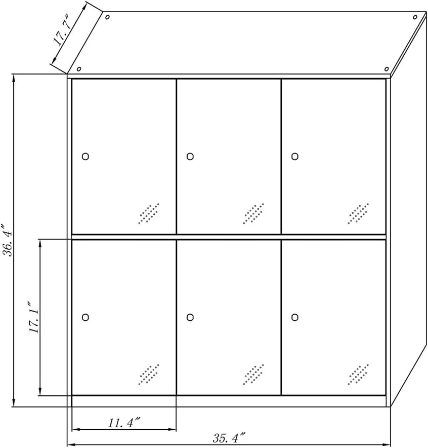 White Metal Storage Locker Cabinet with Keys V935614