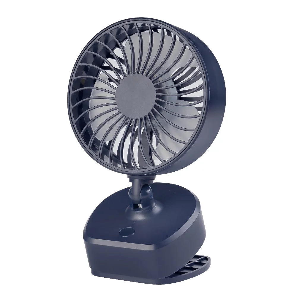 4 Inch Battery Operated Clip on Desk Fan White U842