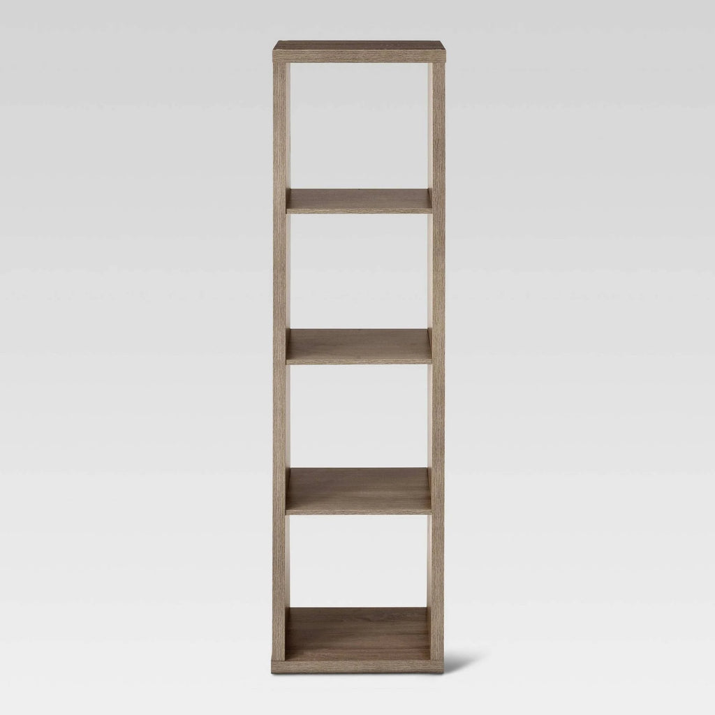 Natural 4-Cube Vertical Organizer Shelf E581103