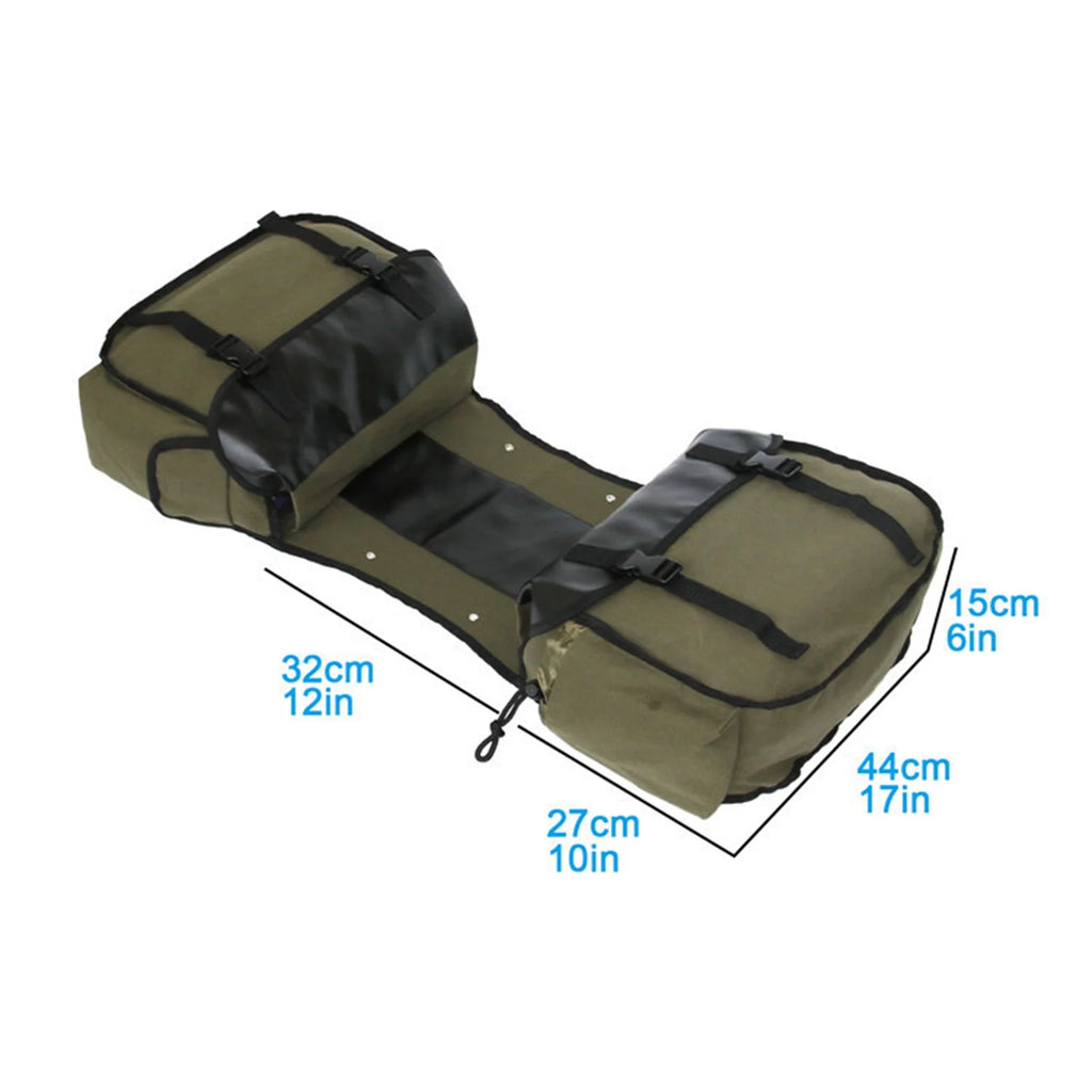 Waterproof Canvas Motorbike Saddle Bag K7880