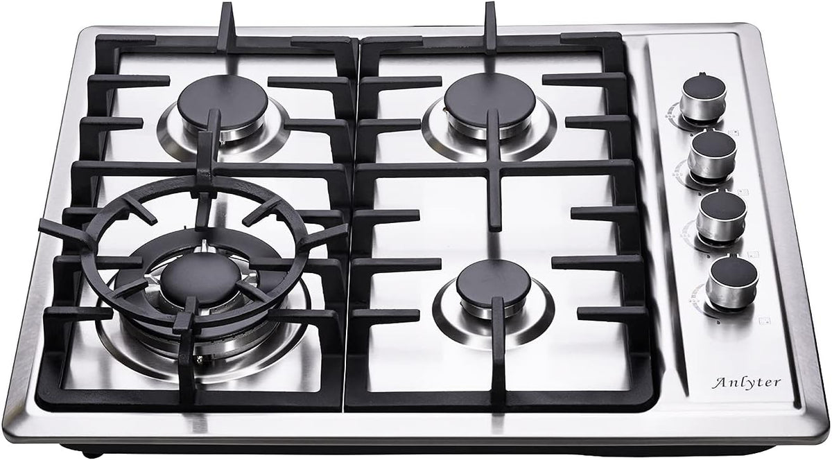 12 Inch 2 Burner Drop-In Gas Cooktop with Thermocouple Protection Z520916