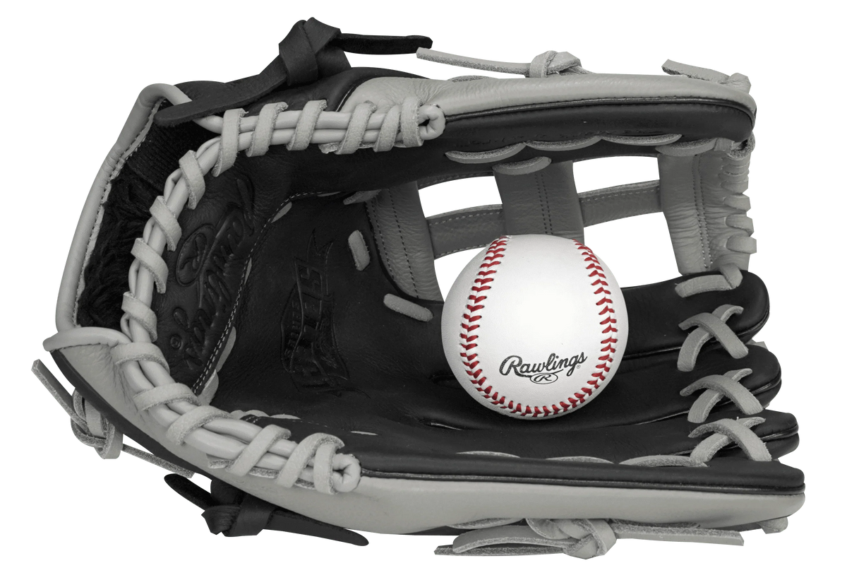 12.5 In. Black and Gray Baseball Gloves and Mitts T5309