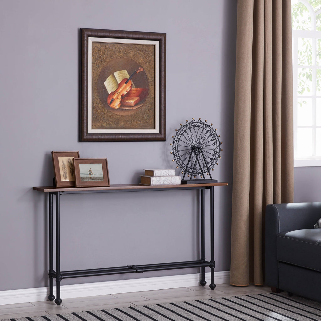 Black/Espresso Console Table S9707