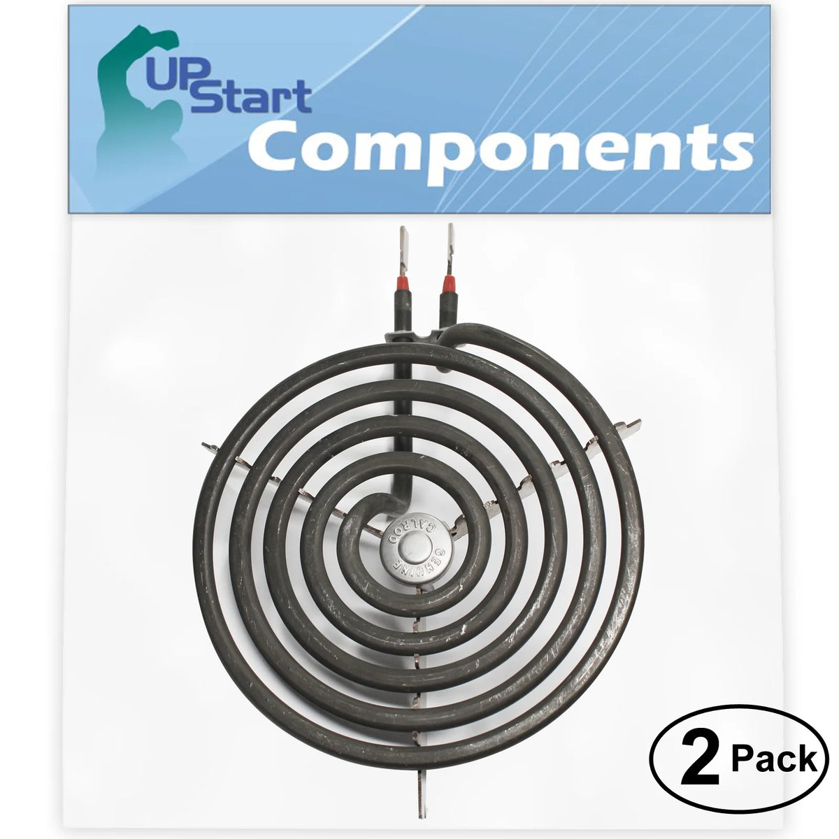 2-Pack 6 inch 5 Turns Surface Burner Element for Range Stove Cooktop K504