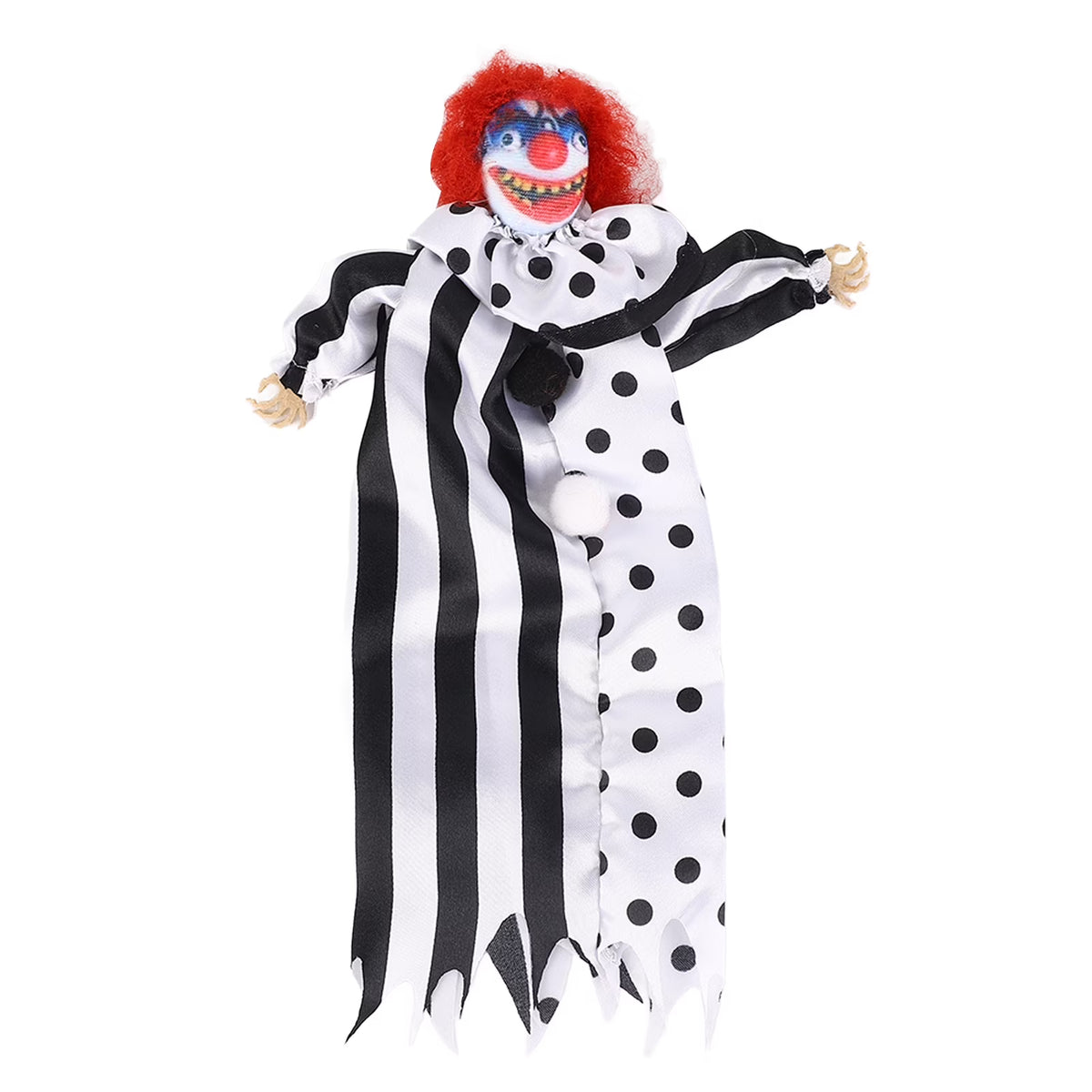 Hanging Clown Doll Decoration Black Approx. 25X15cm O588090