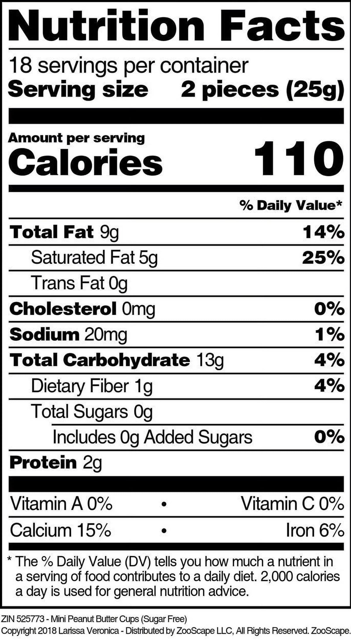 Sugar Free Mini Peanut Butter Cups 16 oz 2-Pack A907820