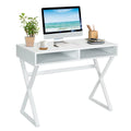 Modern Computer Desk Writing Desk Vanity Table with Storage W11936