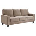 Soft Tan Fabric Sofa with Storage X416121
