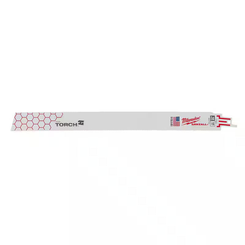 12 in. 18 TPI BiMetal Reciprocating Saw Blades 15-Pack C53755