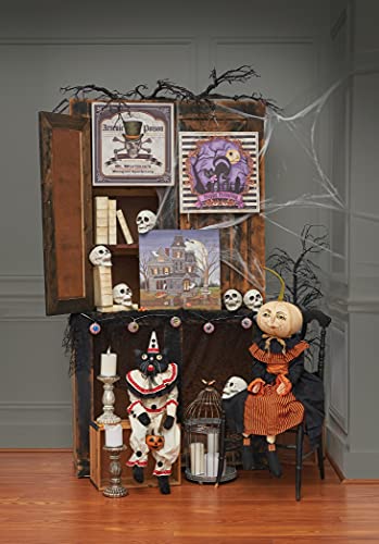 15.75" x 15.75" Light-Up Led Halloween Hanging Wall Art Tapestry C938391