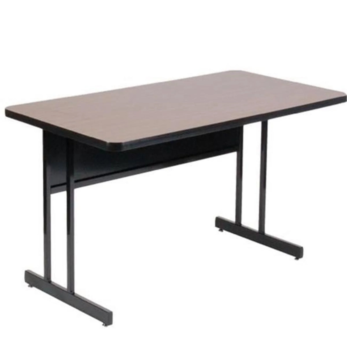 24 x 48 in. Black Granite Computer & Training Tables L809