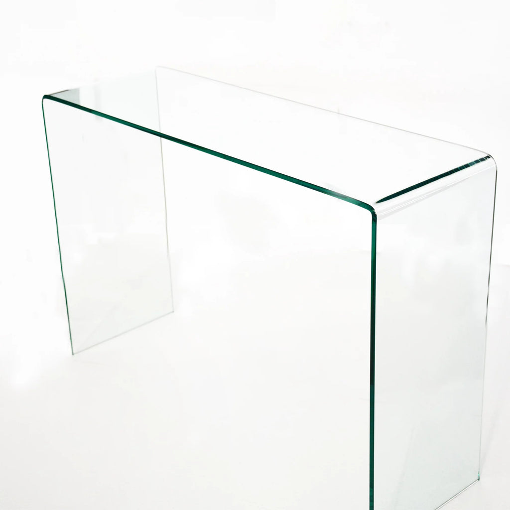 Transparent Tempered Glass Console Table W286010