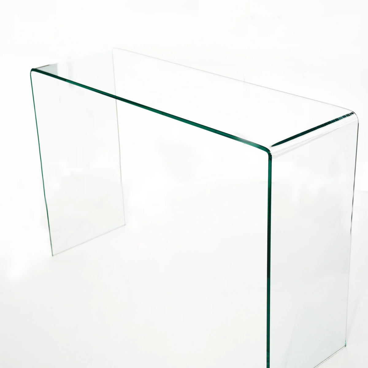 Transparent Tempered Glass Console Table W286010
