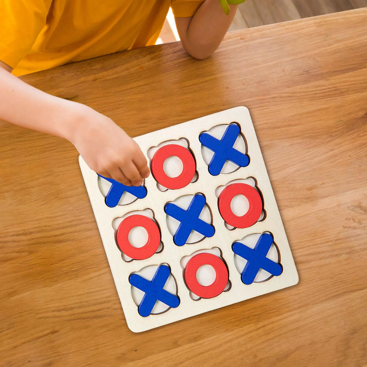 Tic Tac Toe Board Game 14.7x14.7cm Table Toy X6683