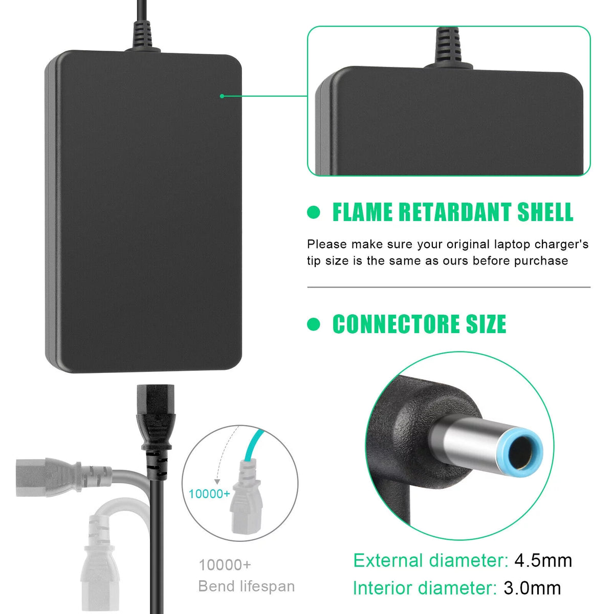 19.5V 200W AC Power Adapter Charger N68318
