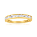 10k Yellow Gold Diamond Wedding Band J215