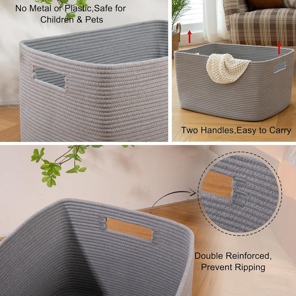118L Cotton Rope Storage Basket S699
