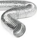 12" Flexible Aluminum Insulated Air Duct Hose, 25' Long F71145